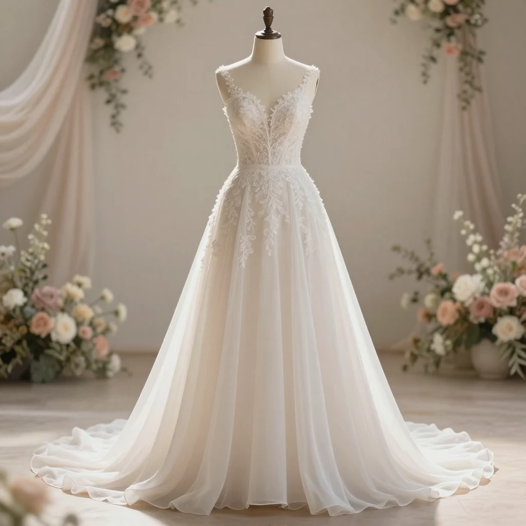 1. Classic A-Line Elegance