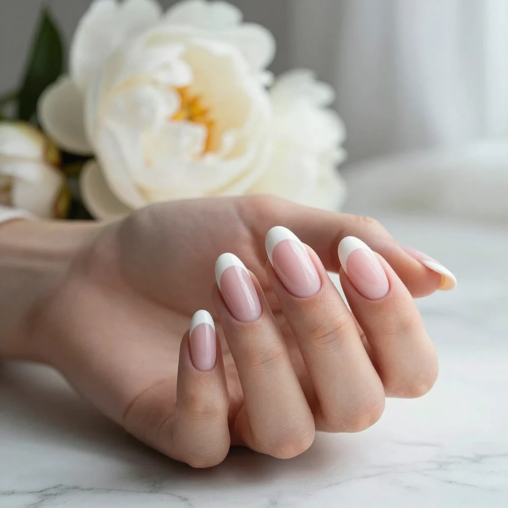 1. Classic French Manicure