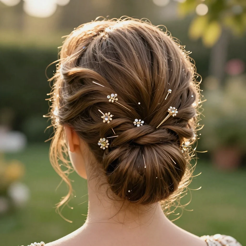 10. Pompadour with Pins
