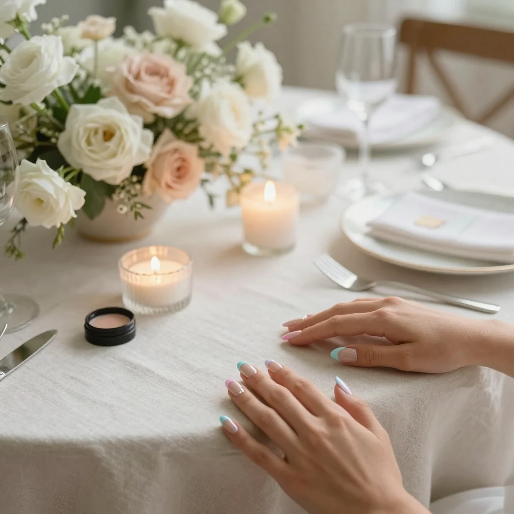 10. Reverse French Tips