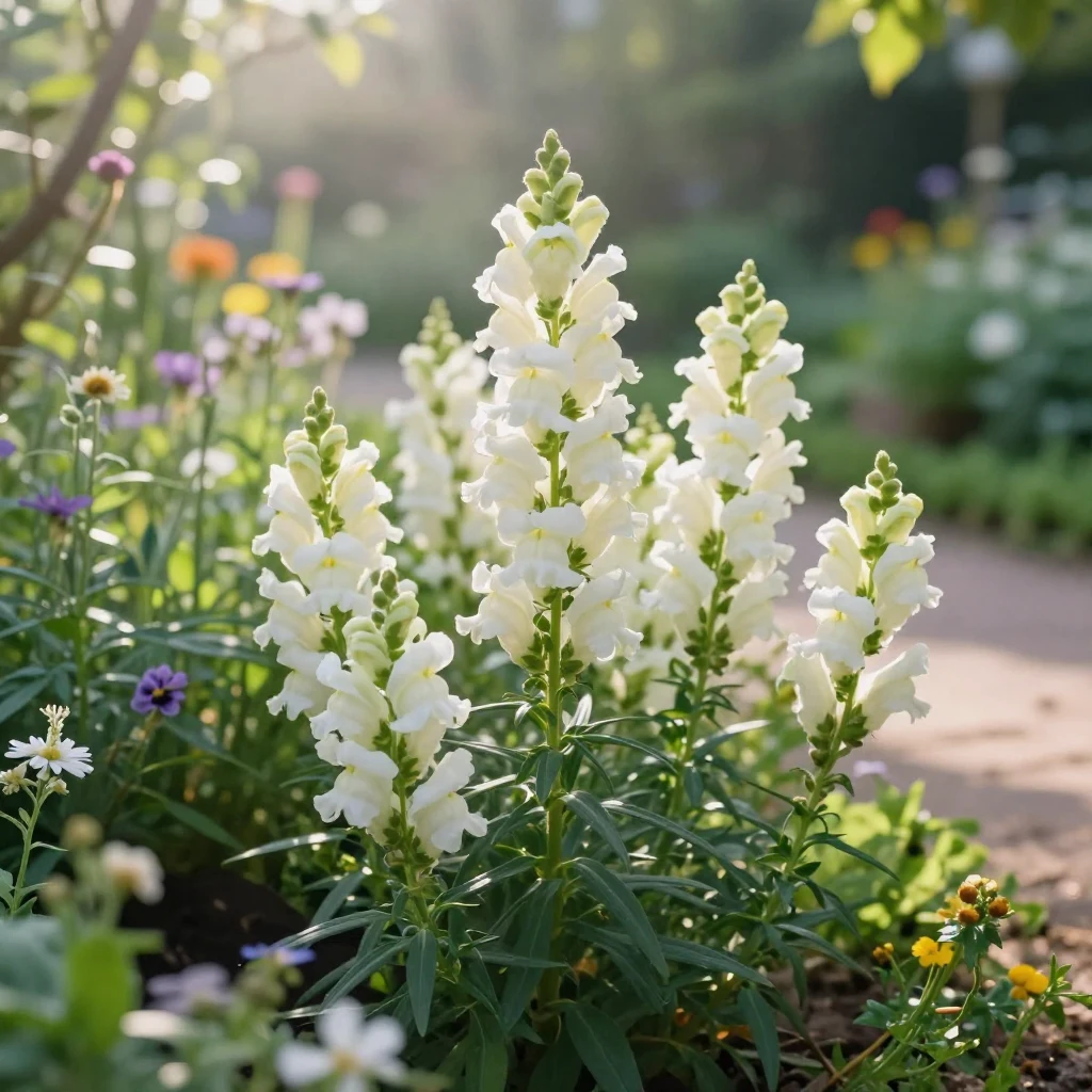 11. Beautiful White Snapdragon