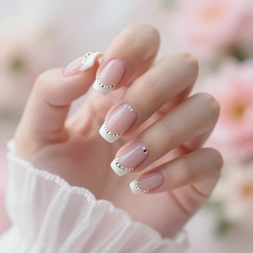 11. Rhinestone Accents