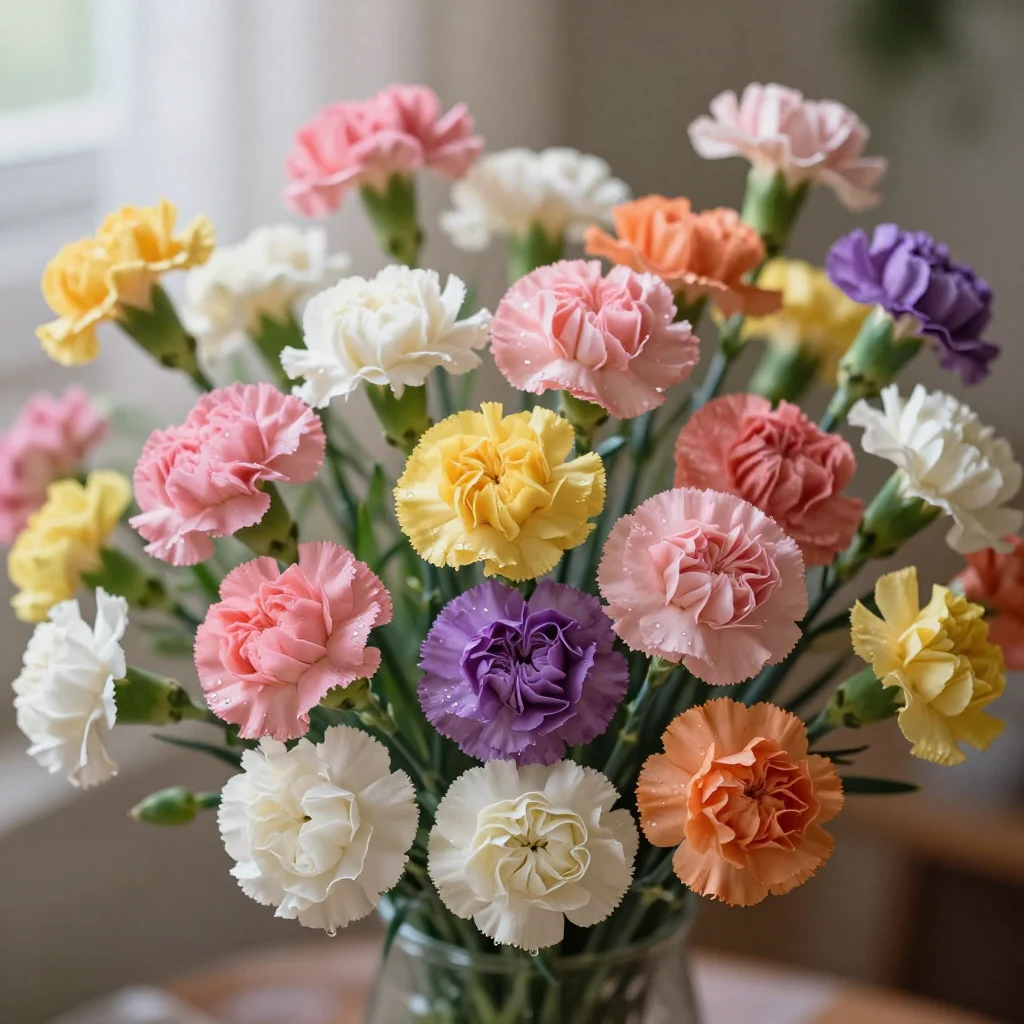 12. Charming Carnations: Versatile Options