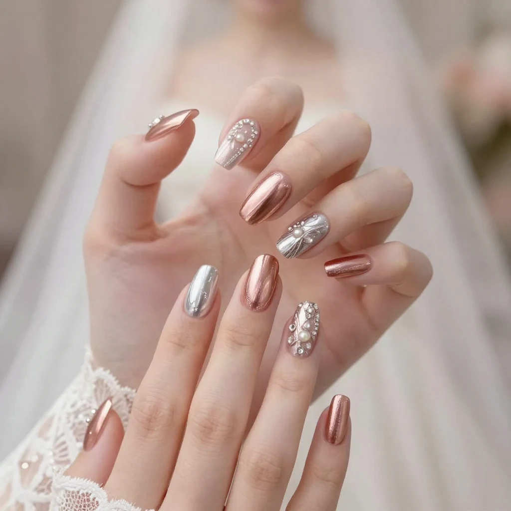 12. Elegant Metallics