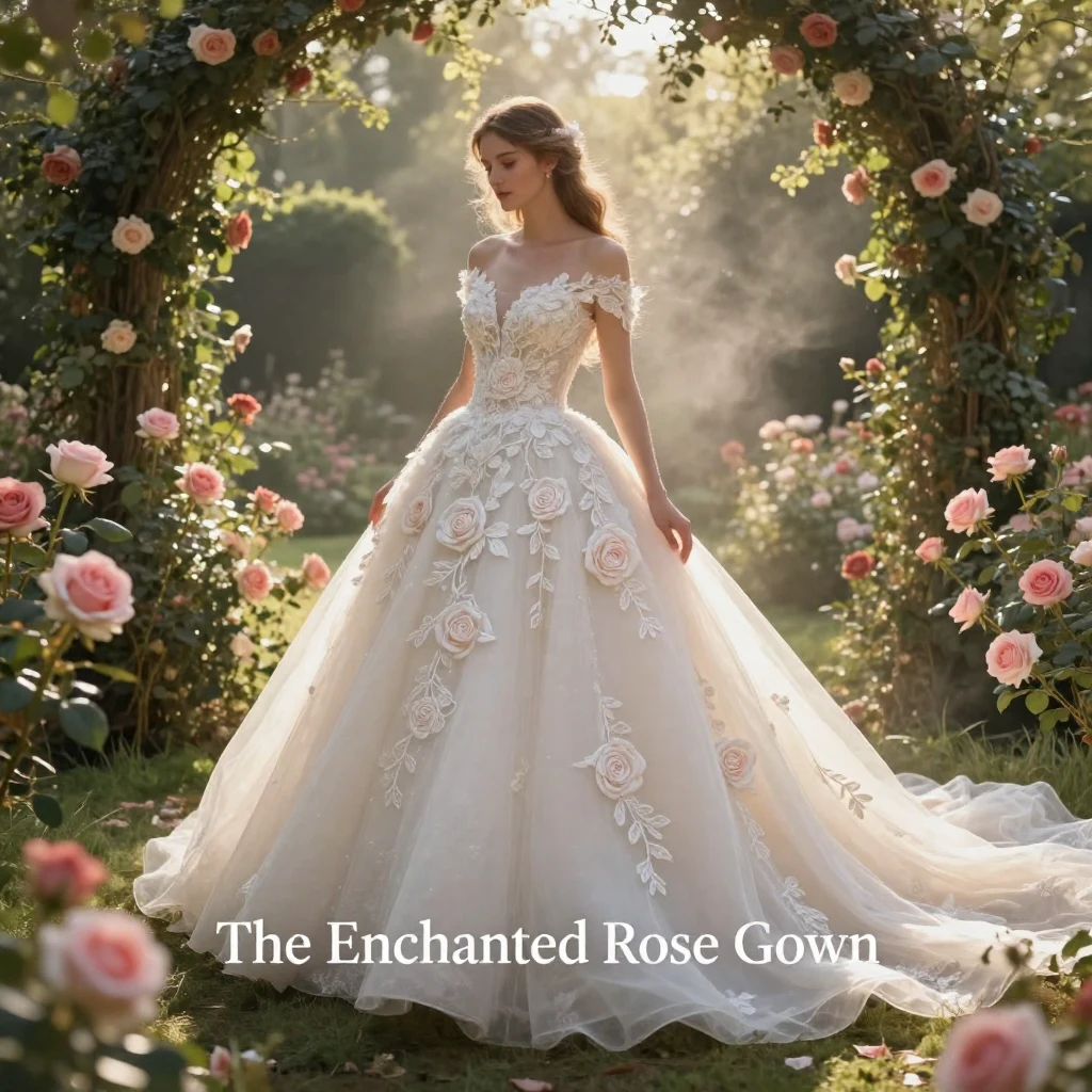 12. The Enchanted Rose Gown