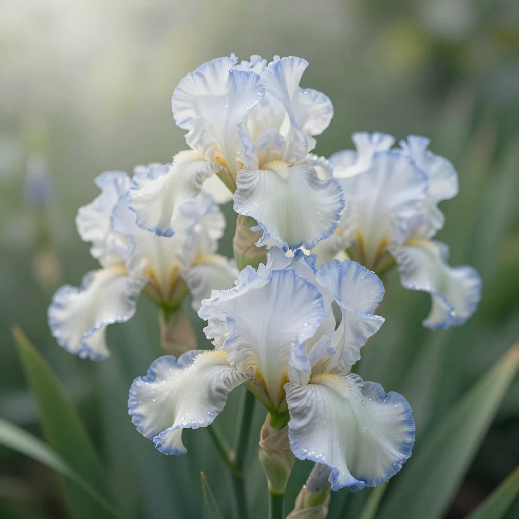 13. Classic White Iris