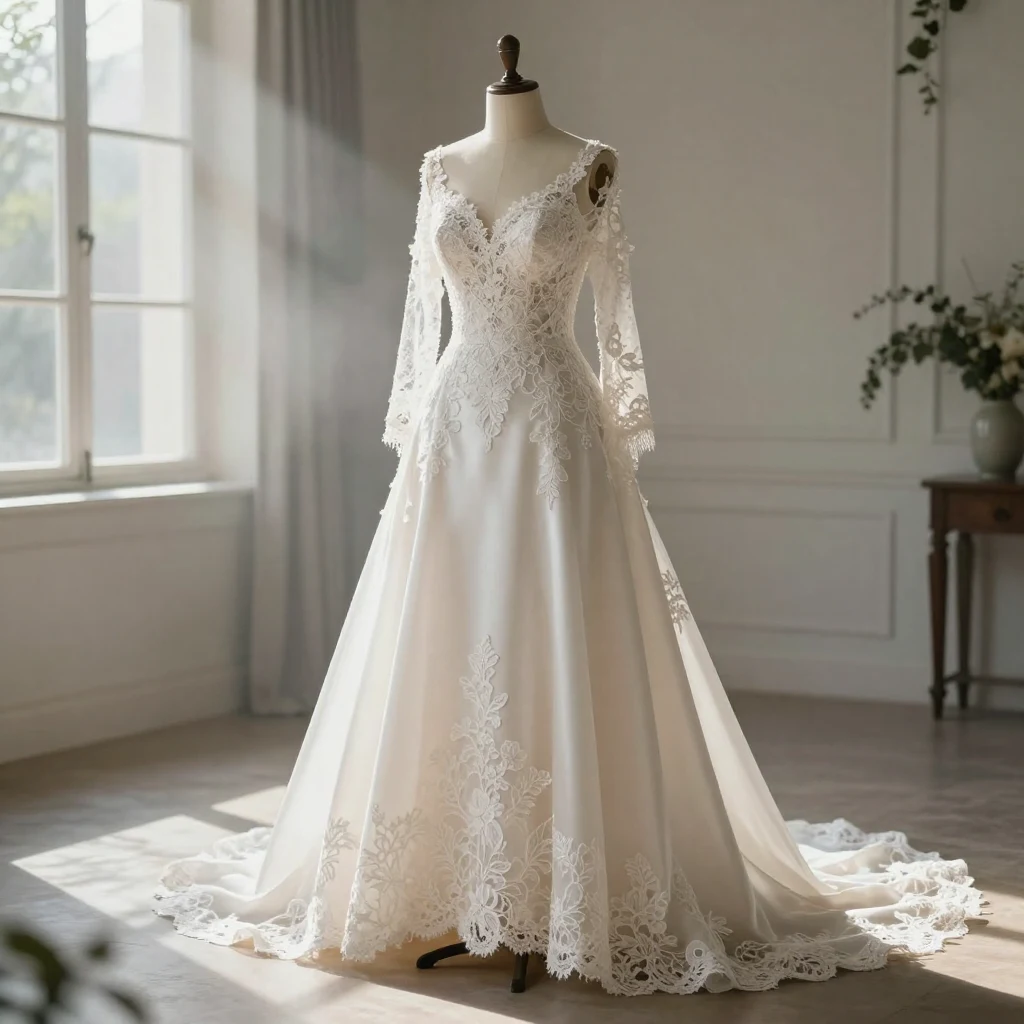 13. Lace Overlay Dress