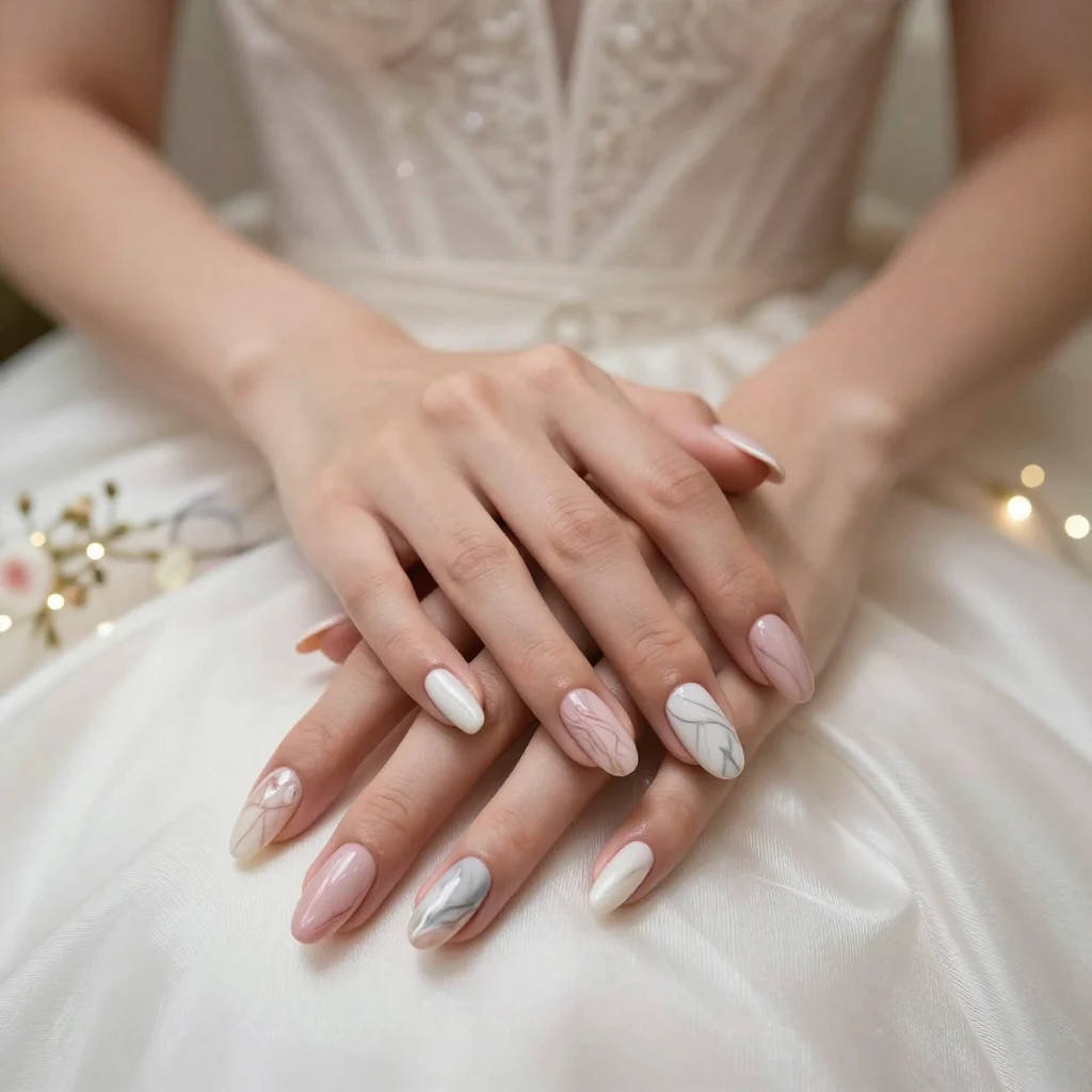 13. Subtle Marble Effect
