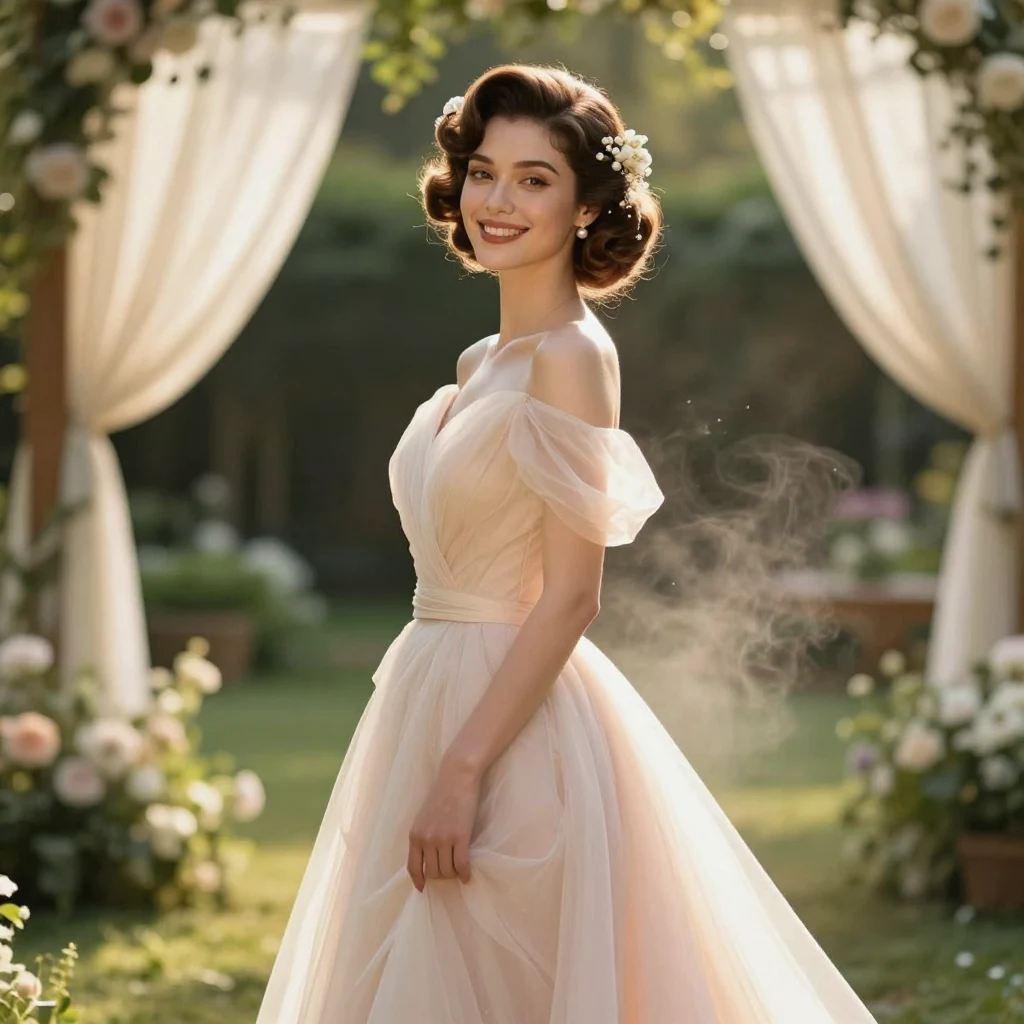 13. Vintage Bouffant with Elegance