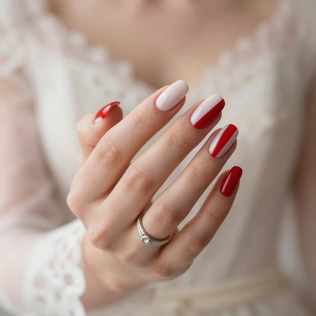 14. Classic Red and White Combo