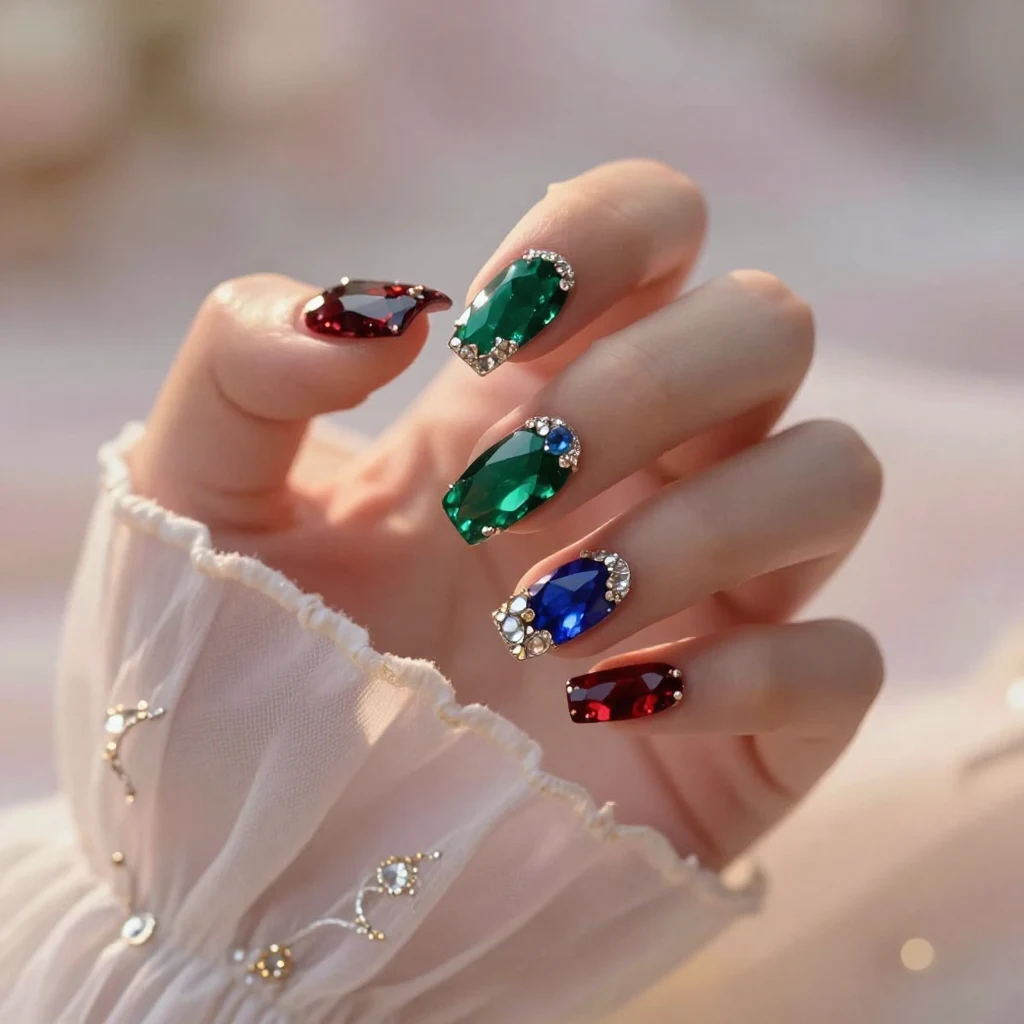 14. Gemstone Accents