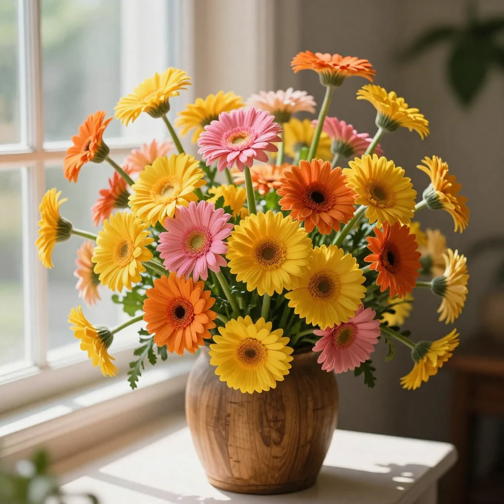 14. Playful Gerbera Daisies