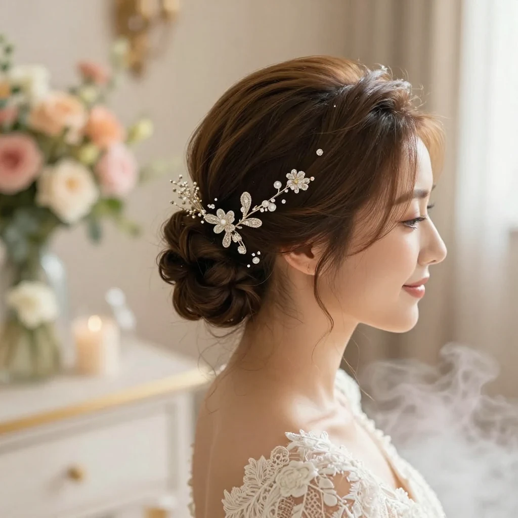 16. Elegant Clipped Updo