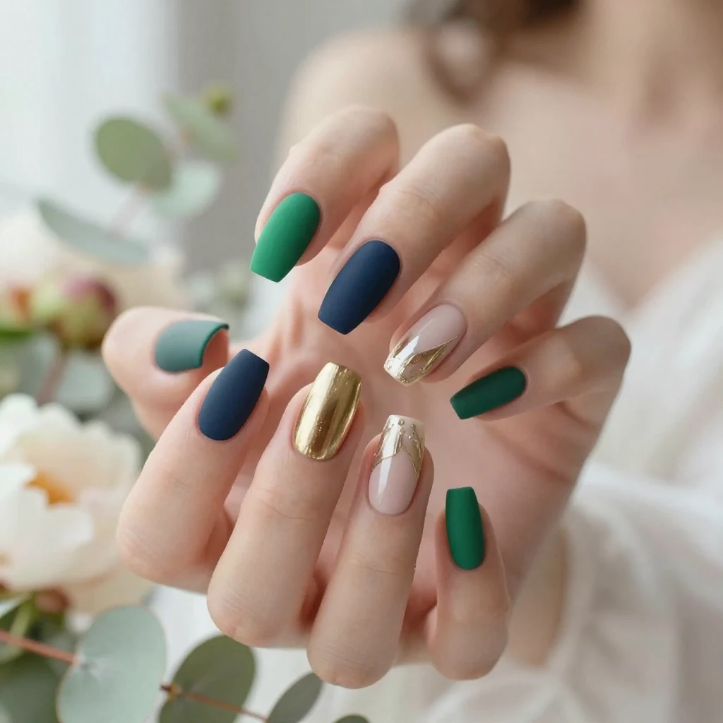 17. Color Blocked Elegance