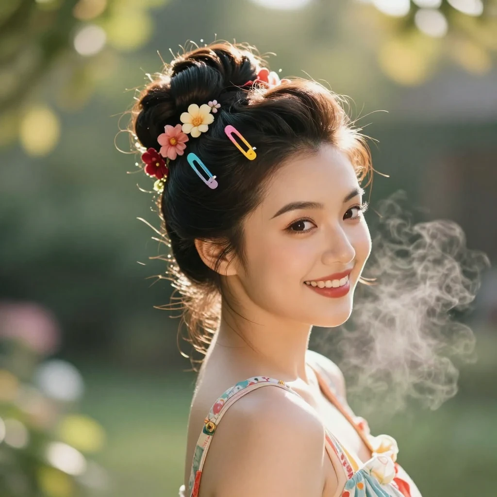 17. Decorative Pin-Up Bun