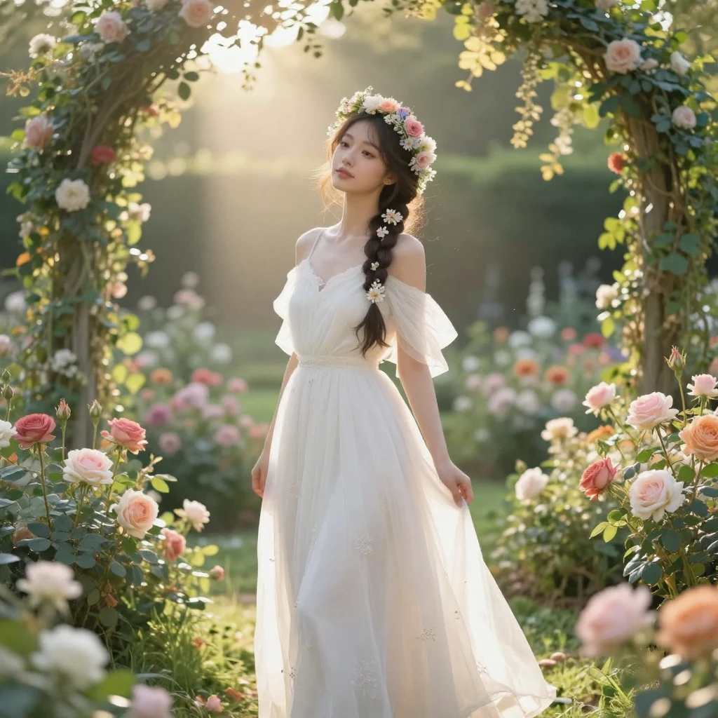 18. Crown Braid with Florals