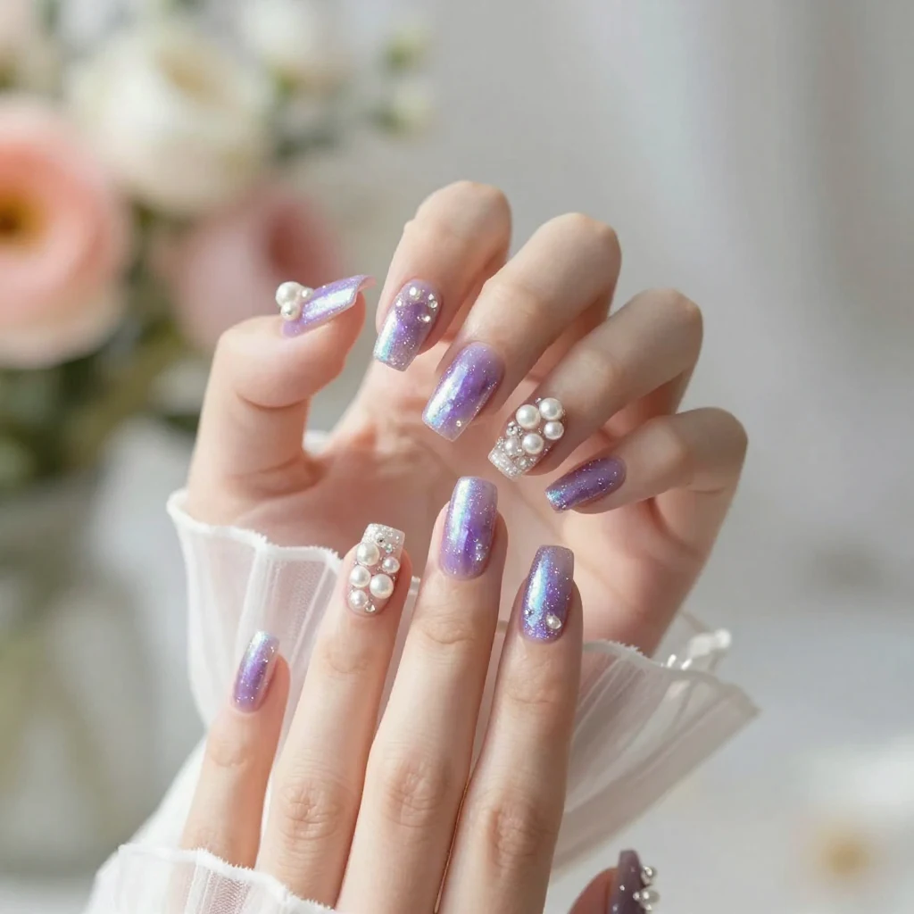19. Amethyst and Pearls