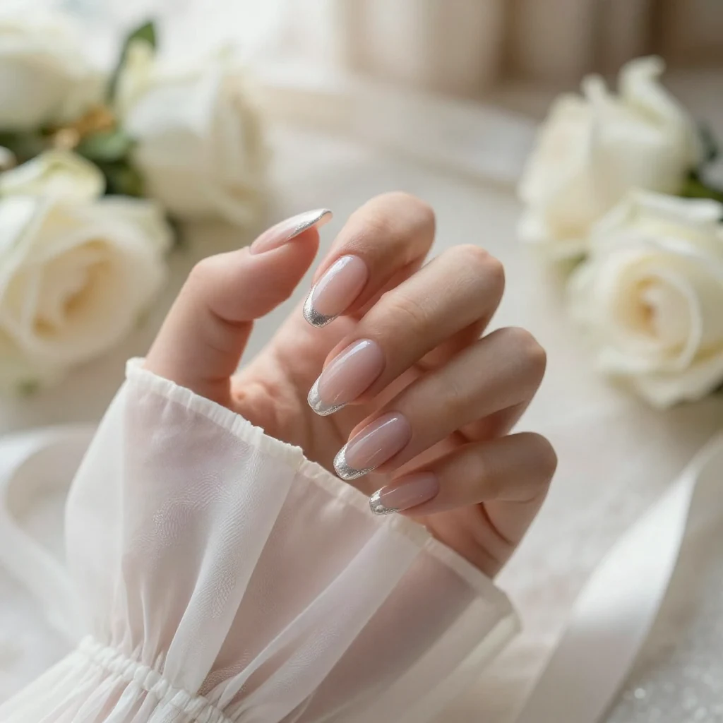 19. Silver Accented Tips