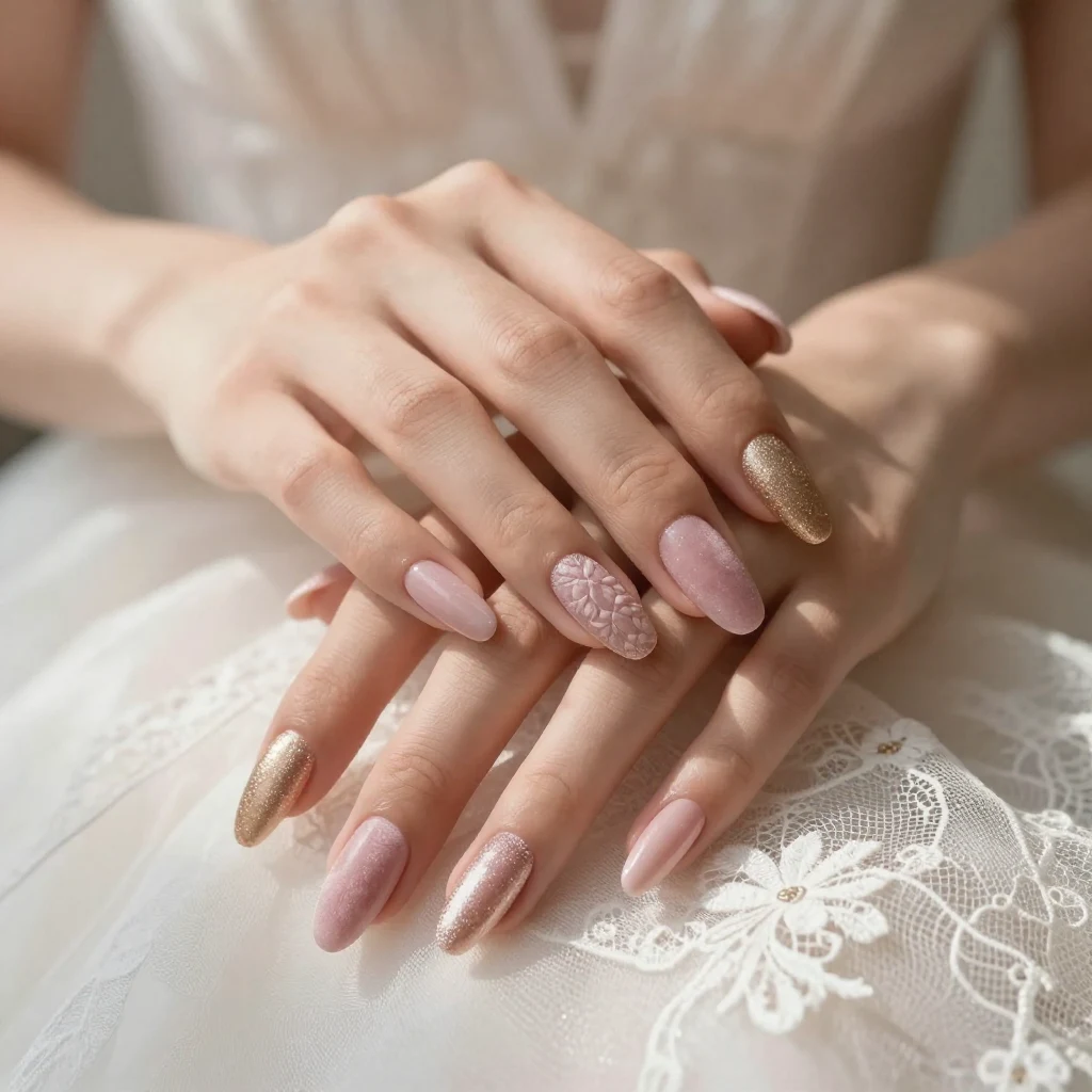 19. Textured Nail Art