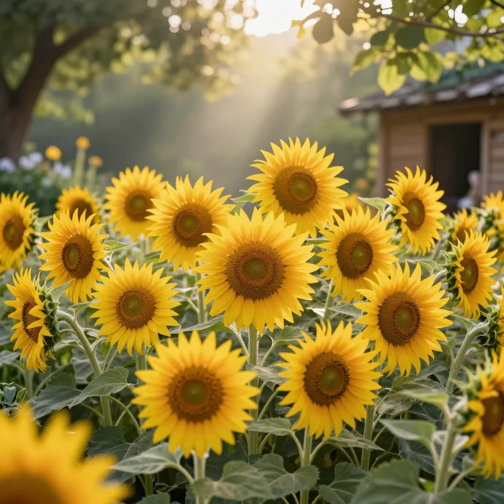 2. Cheerful Sunflowers