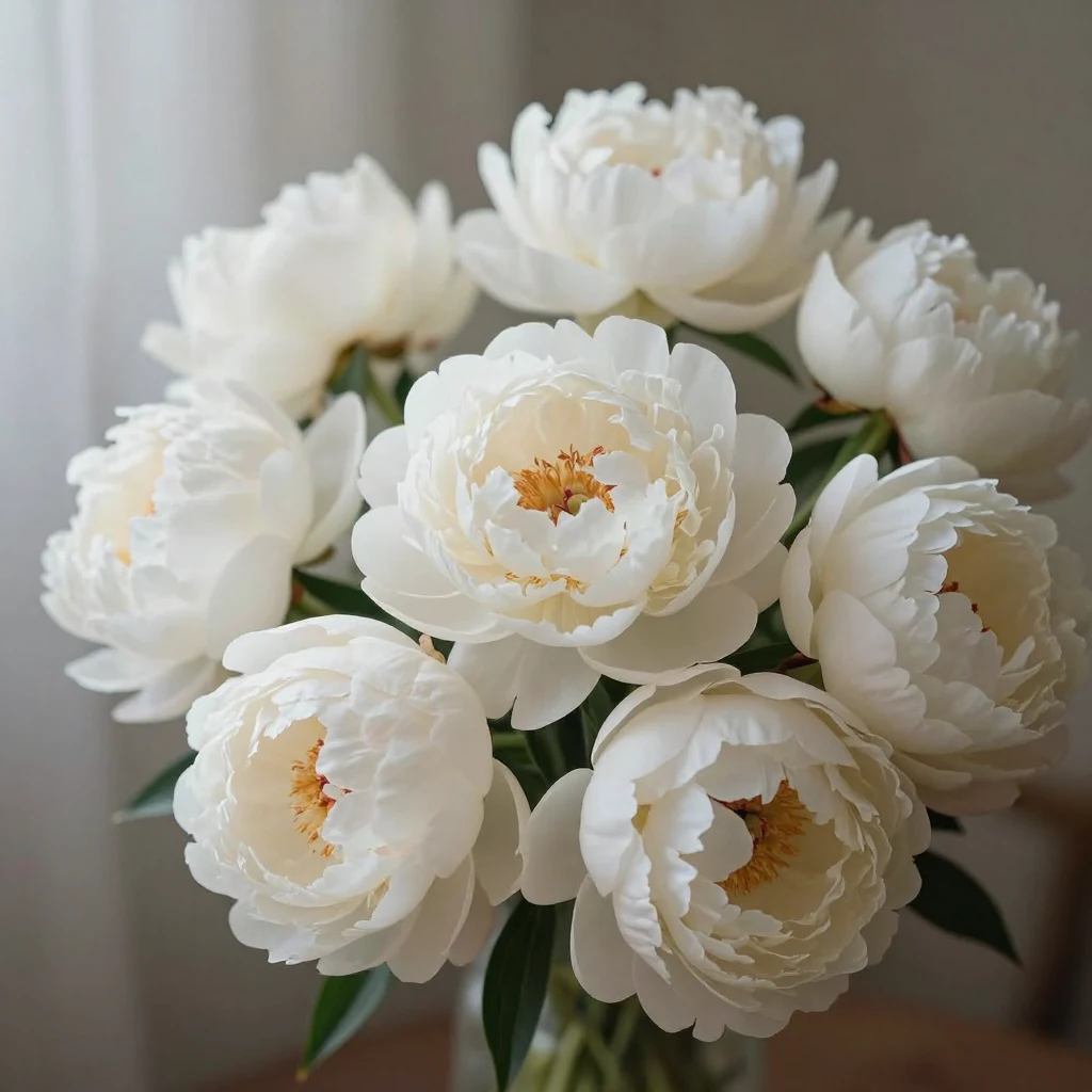 2. Elegant White Peony