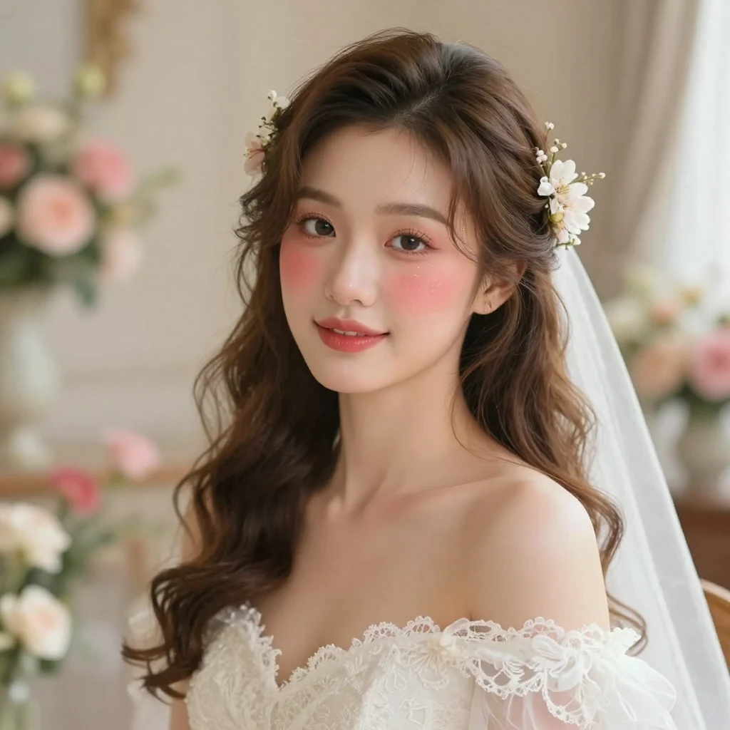 2. Romantic Rosy Glow
