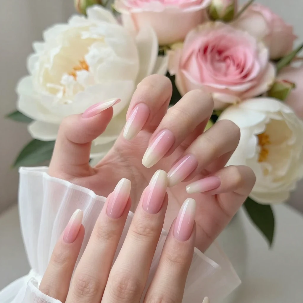 2. Soft Pink Ombre