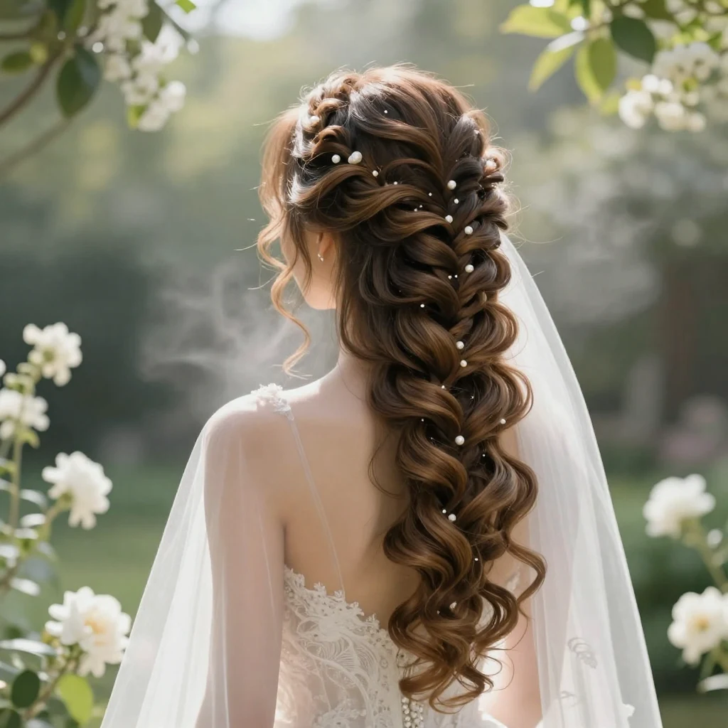 20. Intertwined Curls and Braids