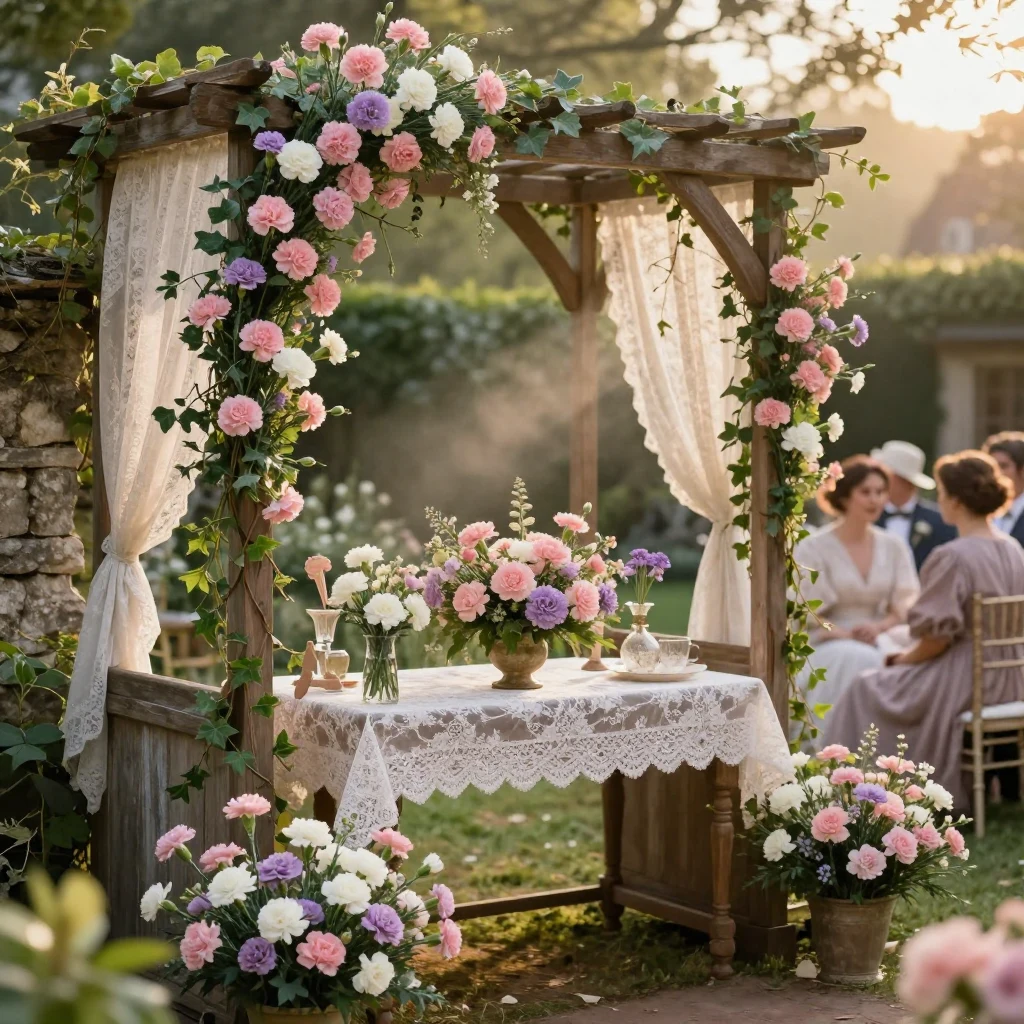 20. Romantic Carnations: Vintage Appeal