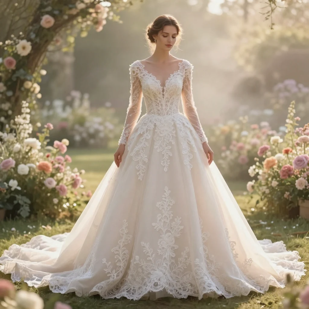 22. Lace and Silk Fusion