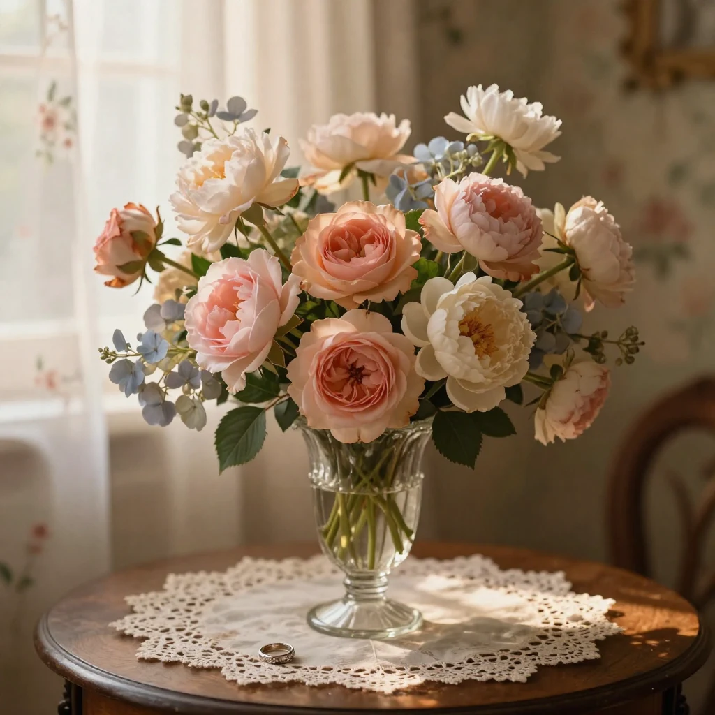 22. Vintage Flower Patterns
