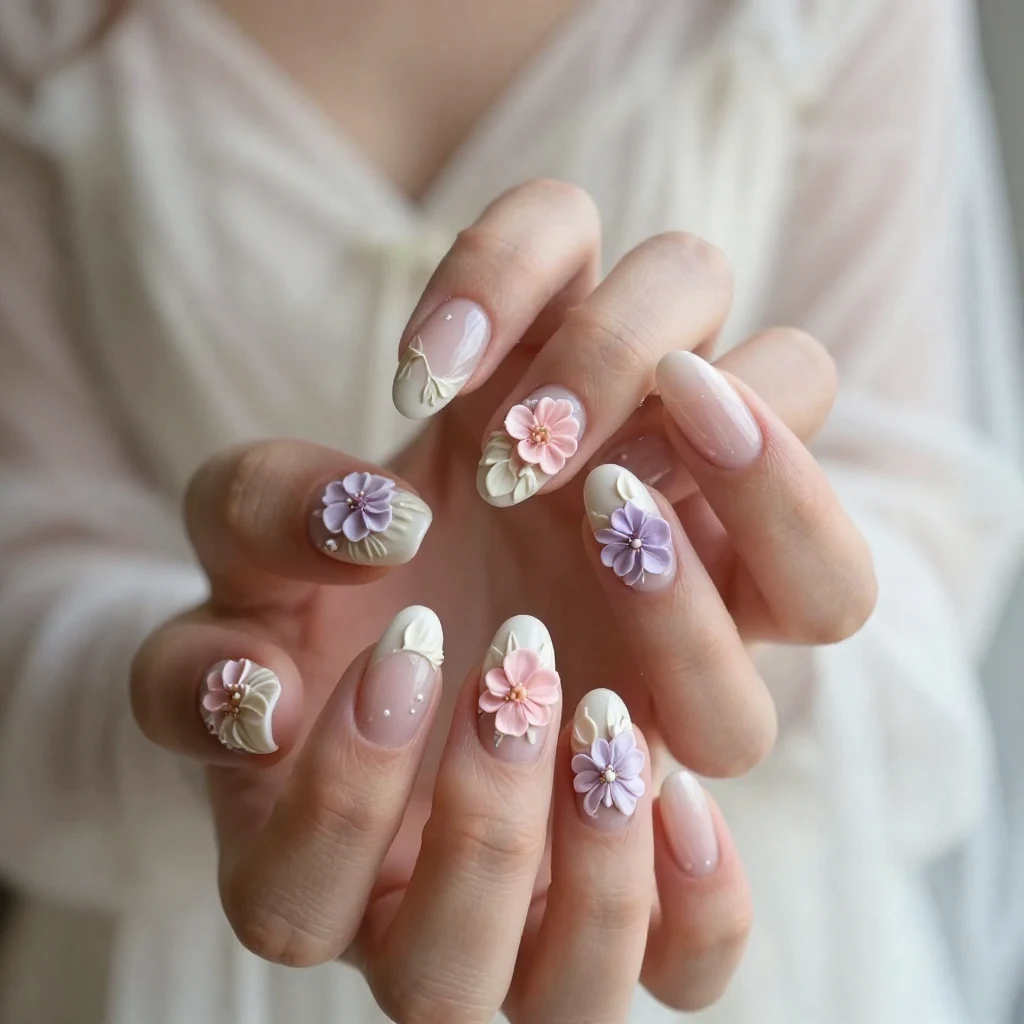 23. Textured Floral Designs