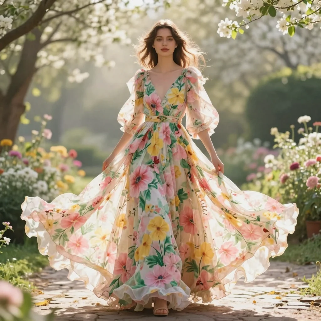 24. Floral Maxi Dress