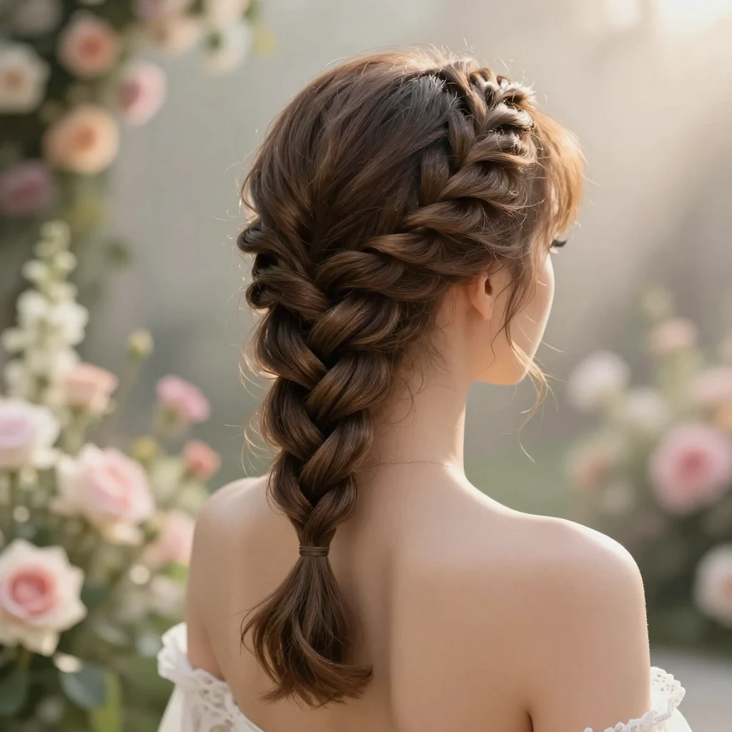 24. Twisted Fishtail Braid