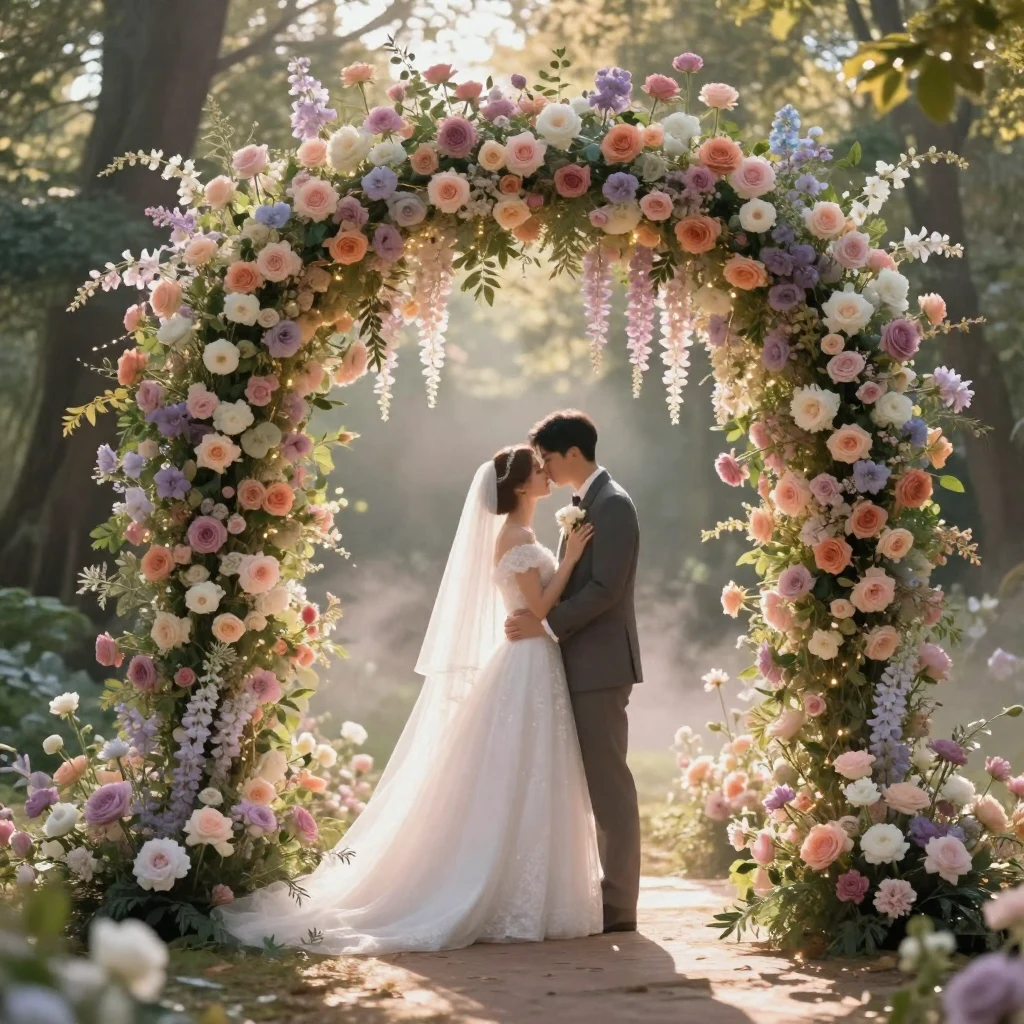 26. Fairy Tale Floral Backdrops