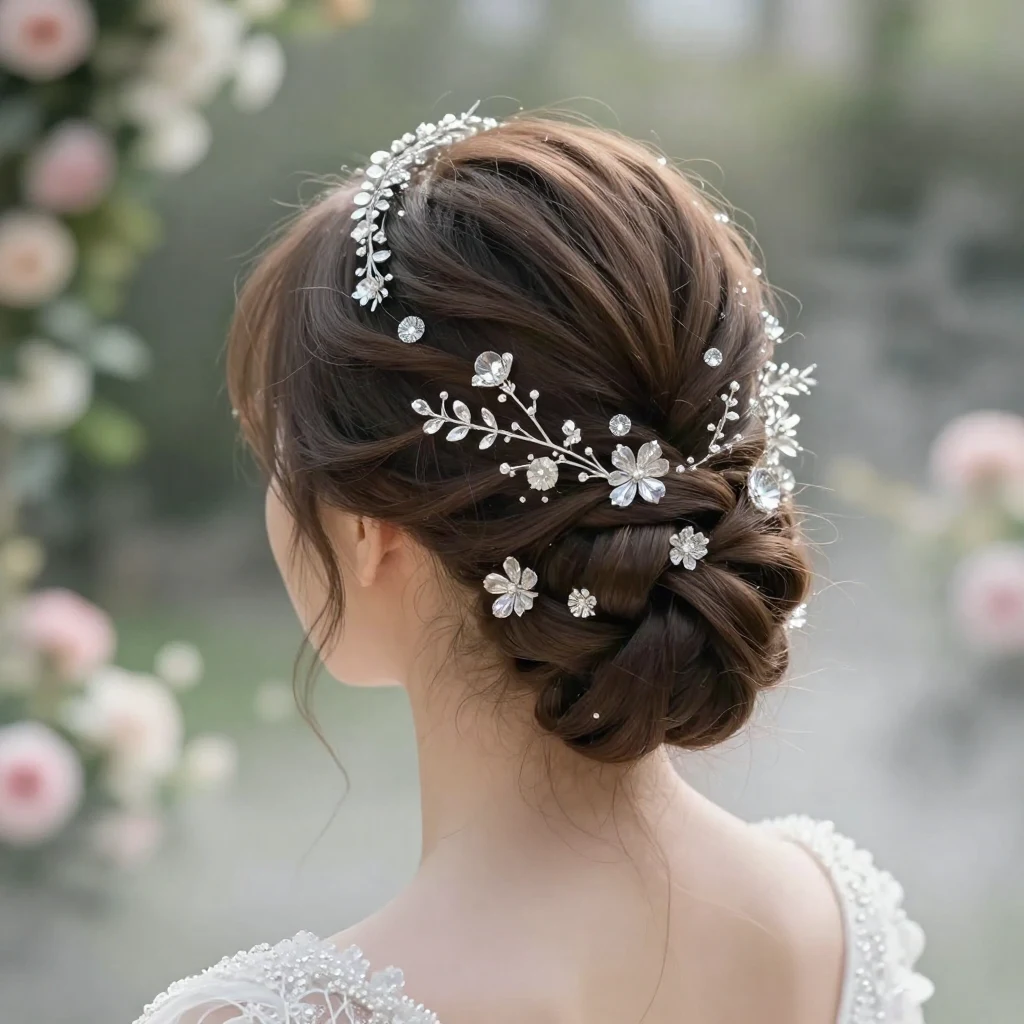 27. Decorated Twisted Bun