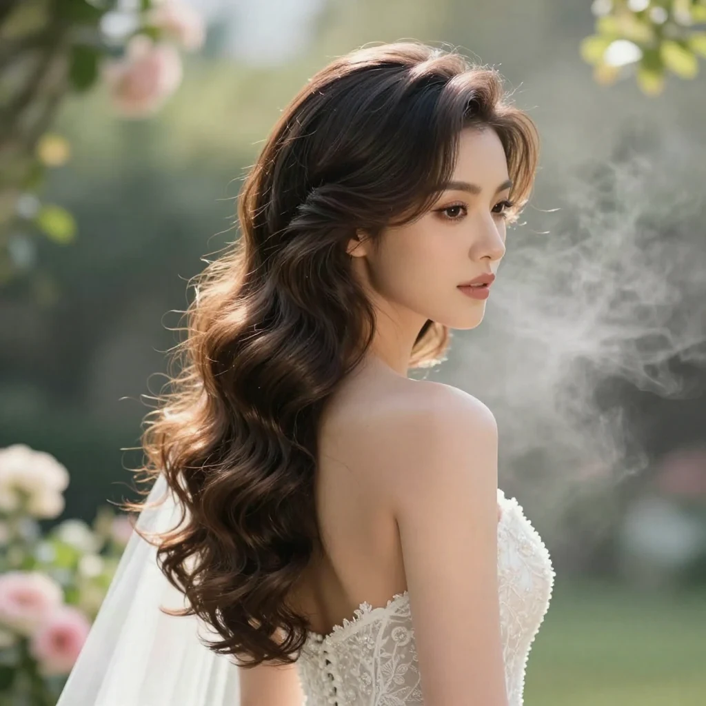 27. Side-Swept Glam Waves