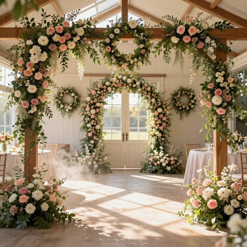 28. Floral Wreath Decor