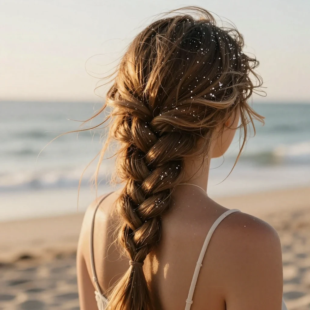 28. Textured Braid with Sea Salt Spray