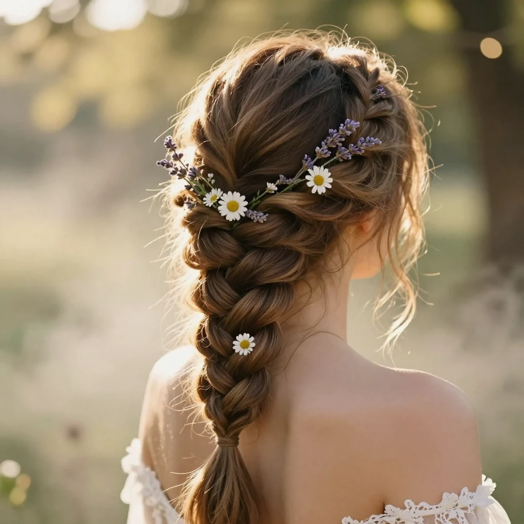 3. Braided Updo