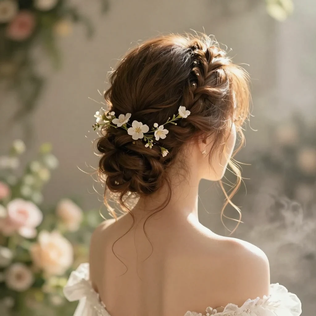 3. Braided Updo