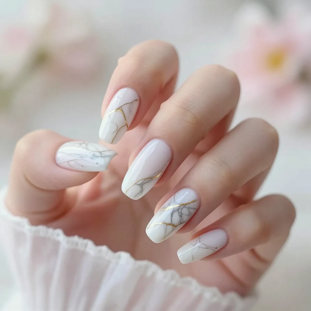 3. Elegant White Marble