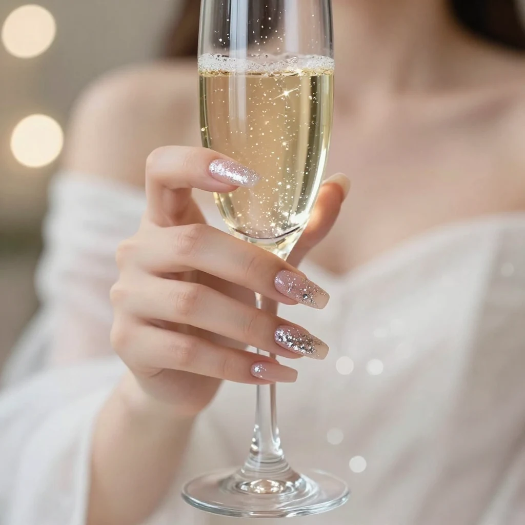 3. Glittery Glam
