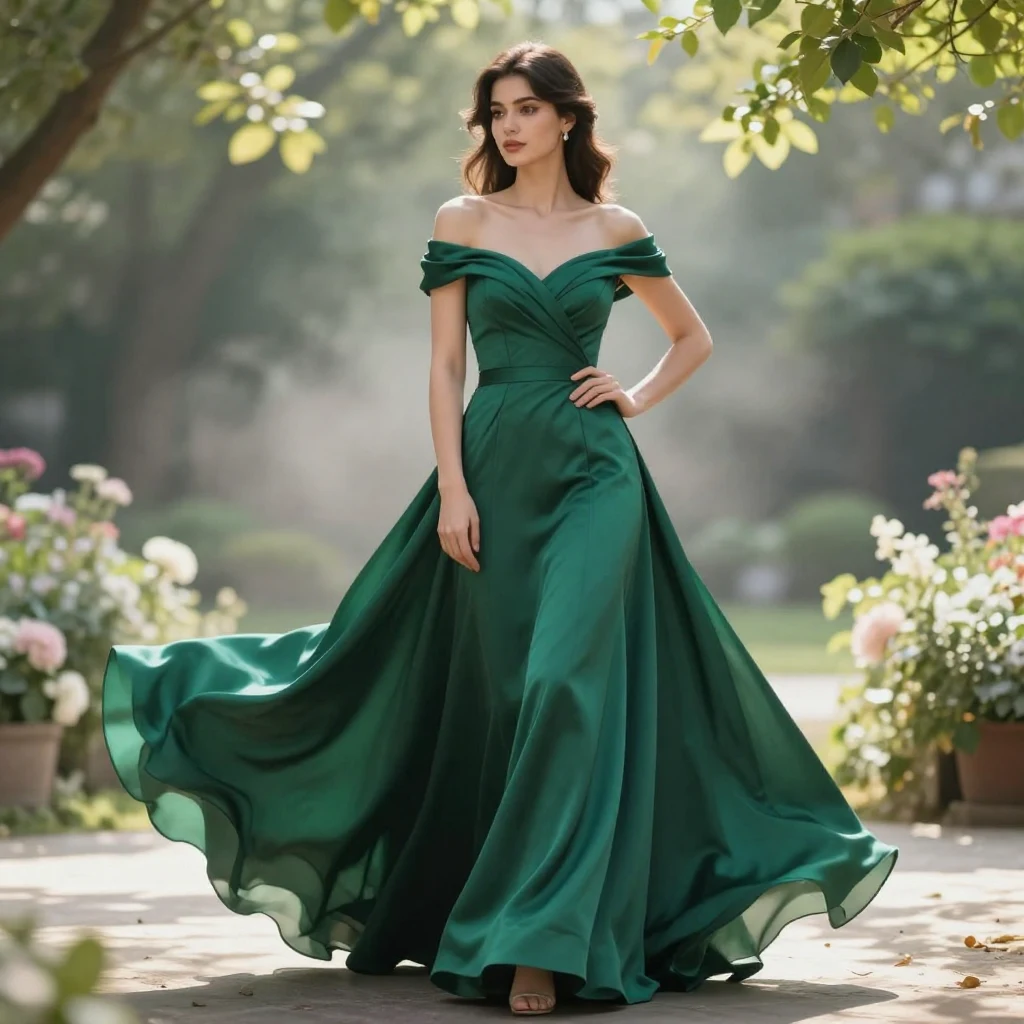 3. Off-the-Shoulder Gown