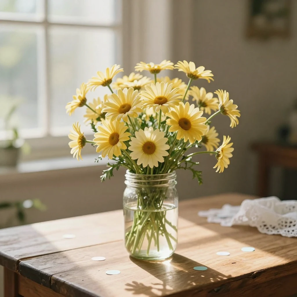 3. Soft Yellow Daisies