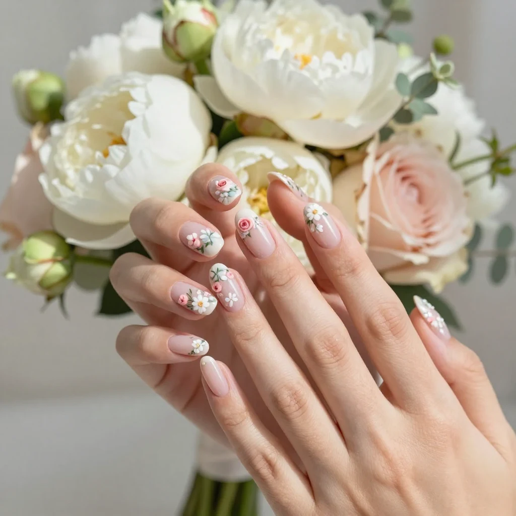 4. Dainty Floral Accents