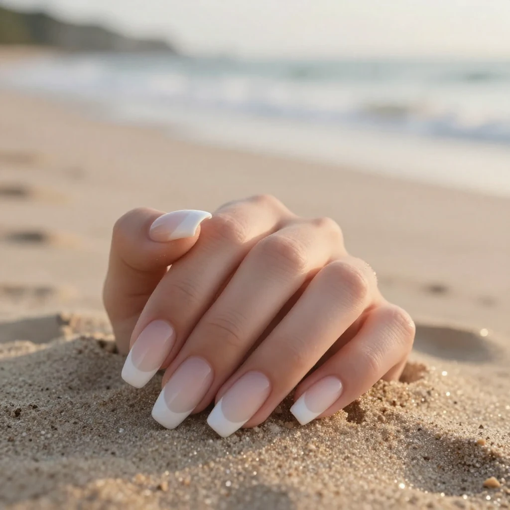 4. Ombre French Tips