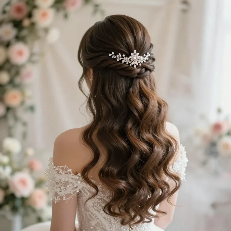 20 Half-Up Half-Down Wedding Hairstyles for Brides