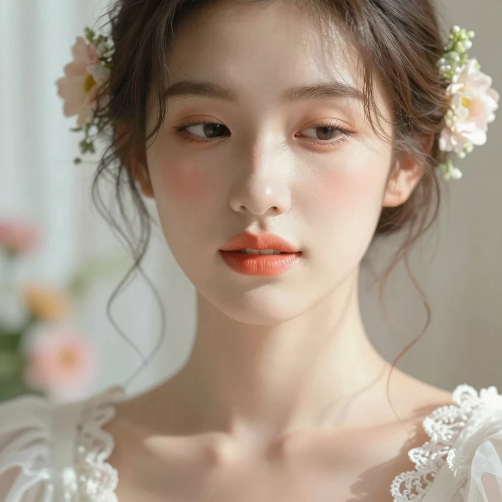 5. Soft Peachy Lips