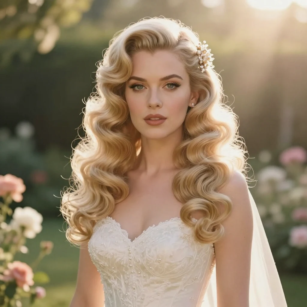 5. Vintage Hollywood Waves